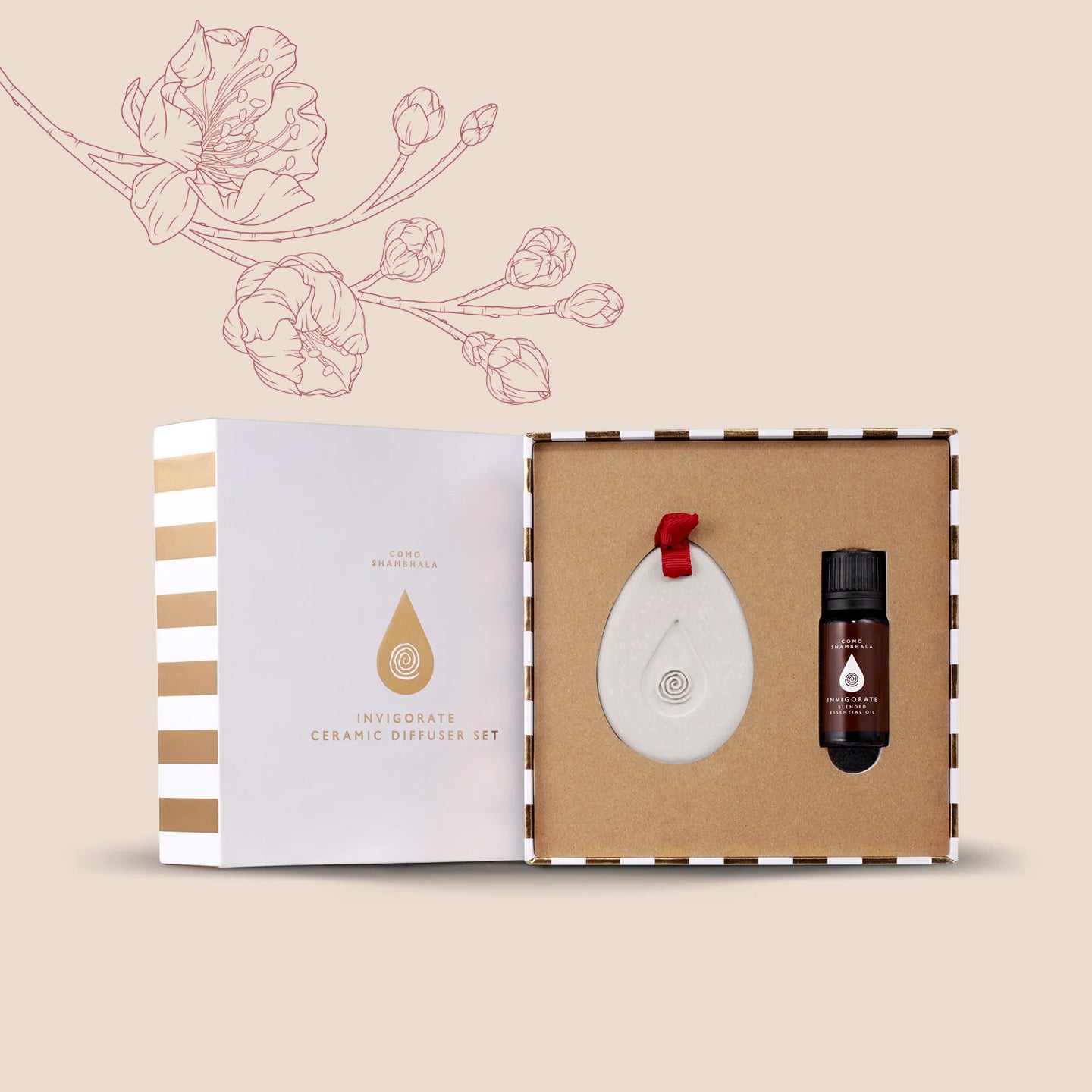 The Invigorate Ceramic Diffuser Gift Set