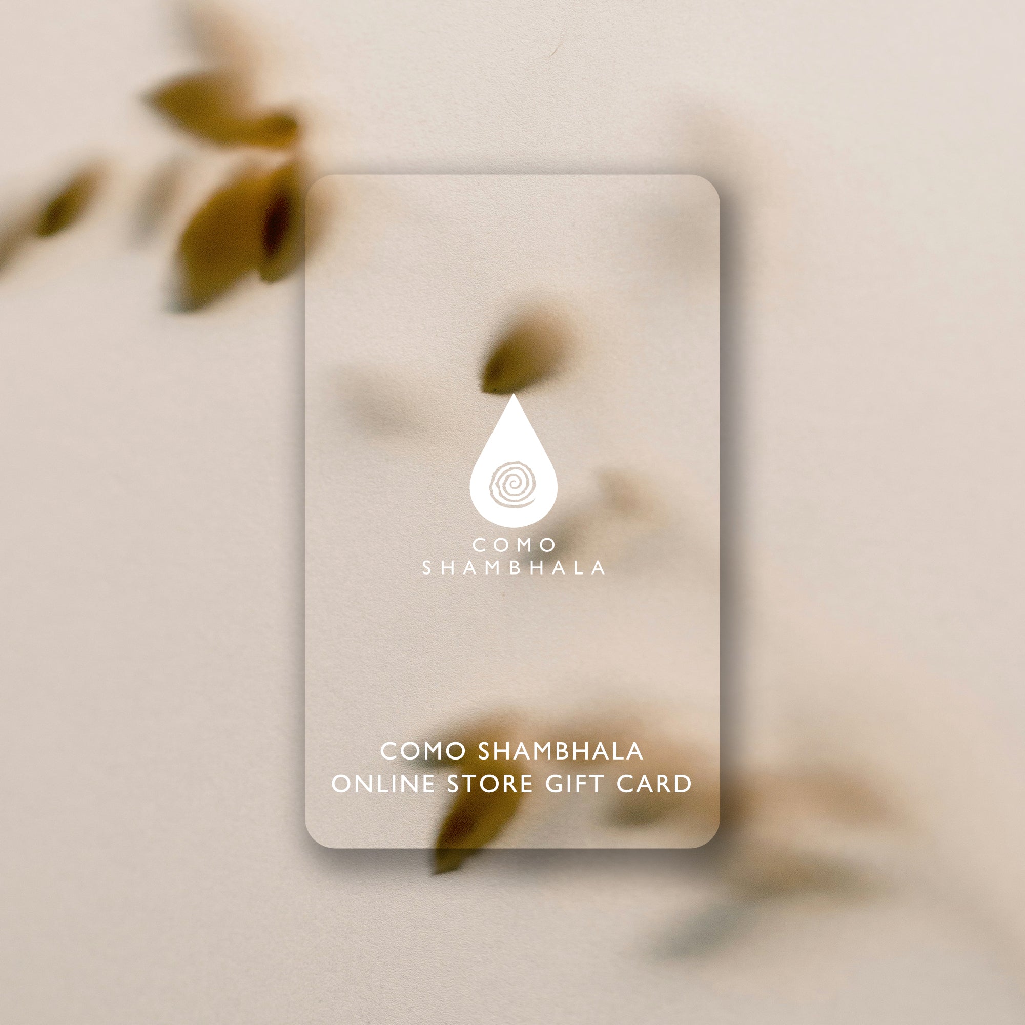 COMO Shambhala Online Store Gift Card