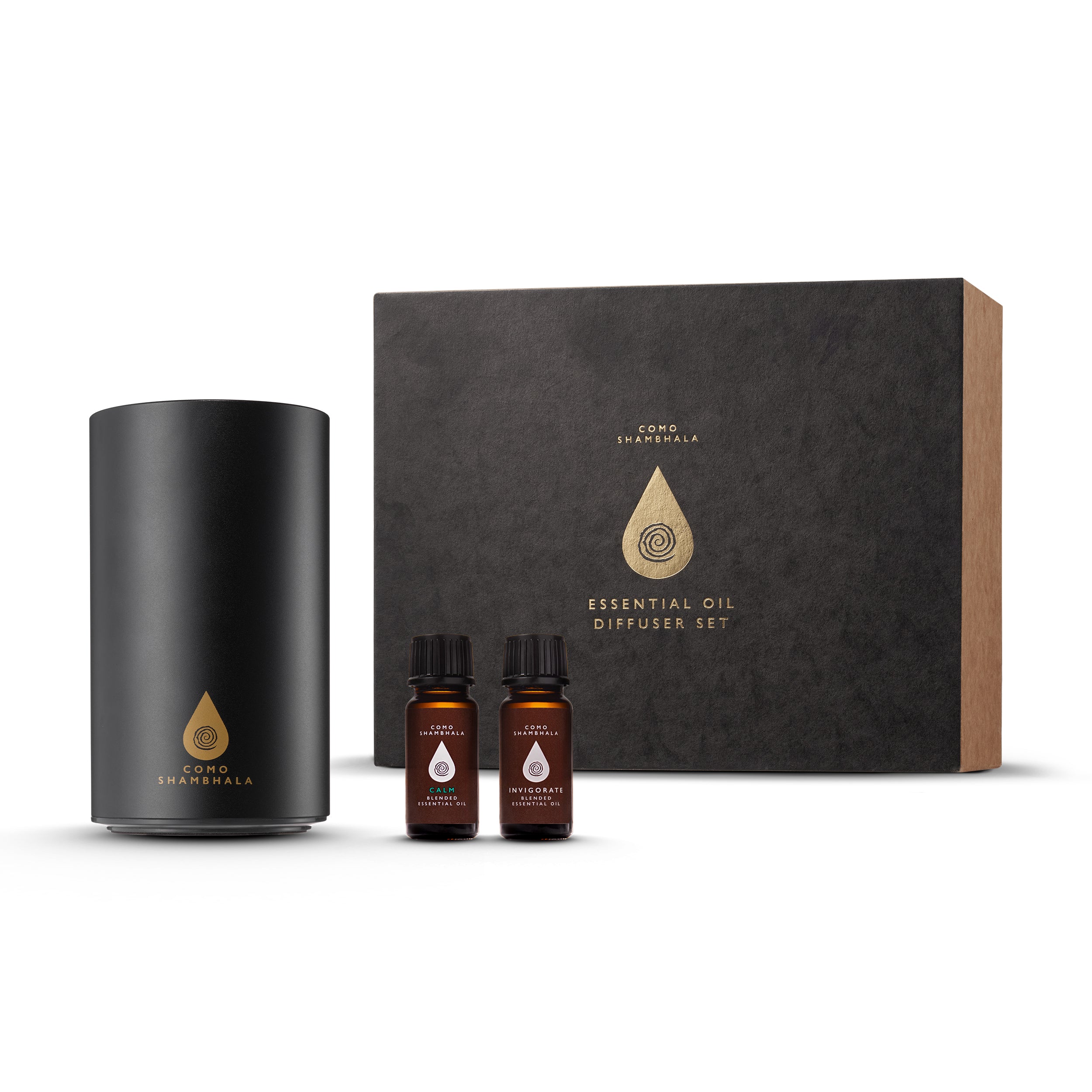 The Essential Oil Diffuser Gift Set in Black